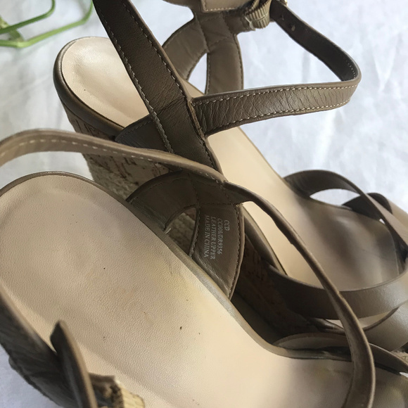 CHARLES DAVID Astro Cork & Jute Wedges Taupe | 8 - Picture 6 of 6